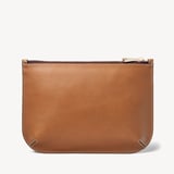 Large Ella Pouch Smooth Tan