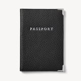 Passport Cover Black Pebble