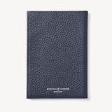Passport Cover Navy Pebble