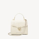 Midi Mayfair® Ivory Patent Croc
