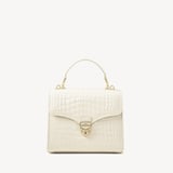 Midi Mayfair® Ivory Patent Croc
