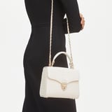 Midi Mayfair® Ivory Patent Croc
