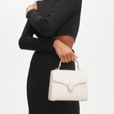 Midi Mayfair® Ivory Patent Croc