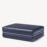 Large Travel Jewellery Case Navy Pebble