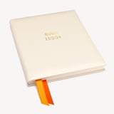 Deluxe Baby Record Book Smooth Ivory