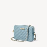 Milly Crossbody Cornflower Blue Woven Leather