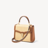 Midi Mayfair® Natural Raffia & Smooth Tan