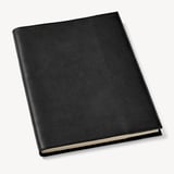 A4 Refillable Journal Black Pebble