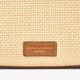 Midi Mayfair® Natural Raffia & Smooth Tan