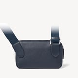 Reporter Compact Crossbody Navy Pebble