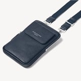 Reporter Crossbody Phone Bag Navy Pebble