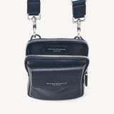 Reporter Crossbody Phone Bag Navy Pebble