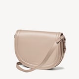 Stella Satchel Crossbody Soft Taupe Pebble