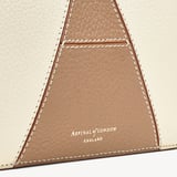 Camera Crossbody Soft Taupe & Ivory Pebble