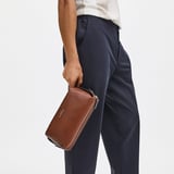 Reporter Wash Bag Tobacco Pebble