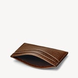 Slim Credit Card Holder Tobacco Pebble
