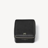 Travel Watch & Ring Box Black Pebble