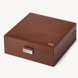 Reporter Four Piece Watch Box Tobacco Pebble