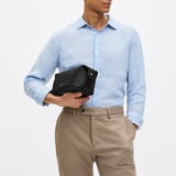 Reporter Wash Bag Black Pebble