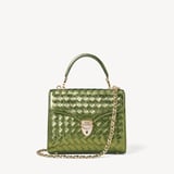 Midi Mayfair® Verdant Green Metallic Woven Leather