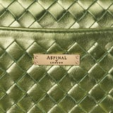 Midi Mayfair® Verdant Green Metallic Woven Leather