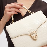 Mayfair® Ivory Patent Croc