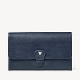 Travel Wallet  Navy Saffiano