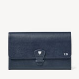 Travel Wallet  Navy Saffiano