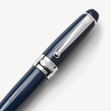 Baby Ballpoint Enamel Pen Navy & Silver Plated