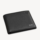 8 Card Billfold Wallet Black Pebble