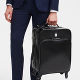 Connaught Cabin Case Black Saffiano