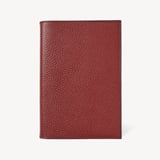 A5 Refillable Luxury Journal Merlot Pebble with Soft Suede Lining