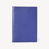A5 Refillable Luxury Journal Cobalt Blue Pebble with Soft Suede Lining