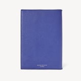 A5 Refillable Luxury Journal Cobalt Blue Pebble with Soft Suede Lining