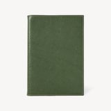 A5 Refillable Luxury Journal Racing Green Pebble with Soft Suede Lining