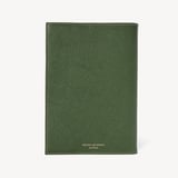 A5 Refillable Luxury Journal Racing Green Pebble with Soft Suede Lining