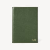 A5 Refillable Luxury Journal Racing Green Pebble with Soft Suede Lining