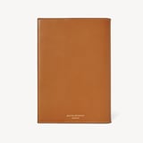 A5 Refillable Luxury Journal Smooth Tan with Soft Suede Lining