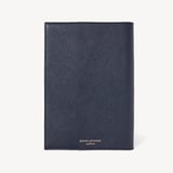 A5 Refillable Luxury Journal Navy Pebble with Soft Suede Lining
