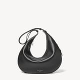 Soho Large Crescent Black Milled Pebble