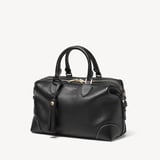Hudson Midi Black Milled Pebble
