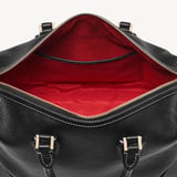 Hudson Midi Black Milled Pebble