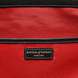 Hudson Tote Black Milled Pebble