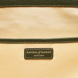 Hudson Tote Forest Green Milled Pebble