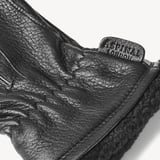 Women's Deerskin Leather Gloves Black Deerskin