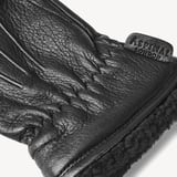 Men's Deerskin Leather Gloves Black Deerskin