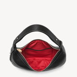 Soho Large Crescent Black Milled Pebble