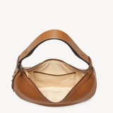 Soho Large Crescent Tan Milled Pebble