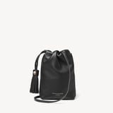 Soho Crossbody Pouch Black Milled Pebble