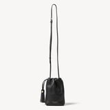 Soho Crossbody Pouch Black Milled Pebble
